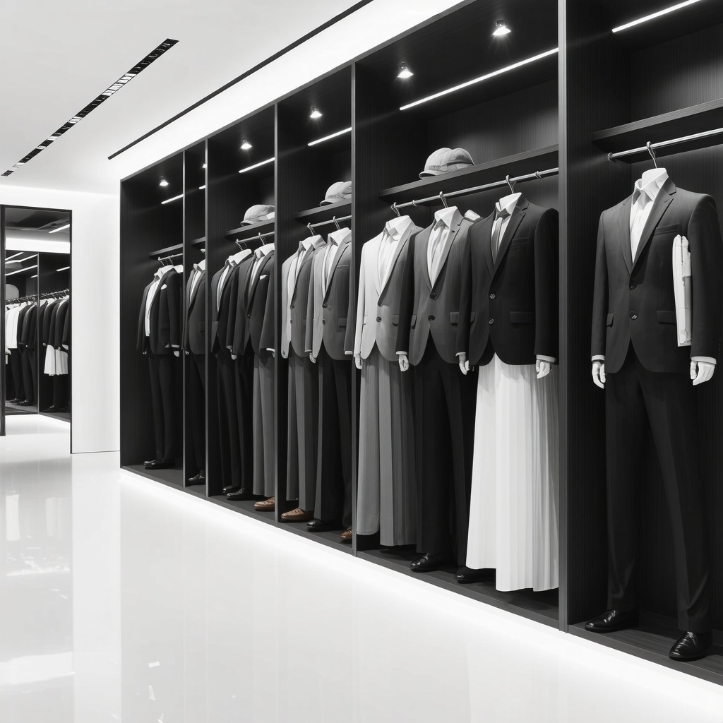 Modern lab with AI-driven suit care technology and smart fabric analysis for luxury suits in Odessa FL.