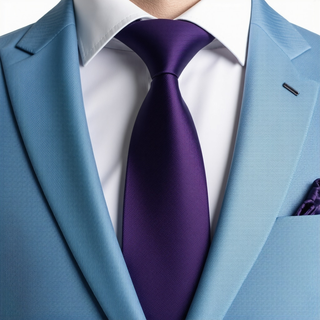 Luxury wool suit fabric undergoing advanced nano-coating treatment with visible smart textile sensors