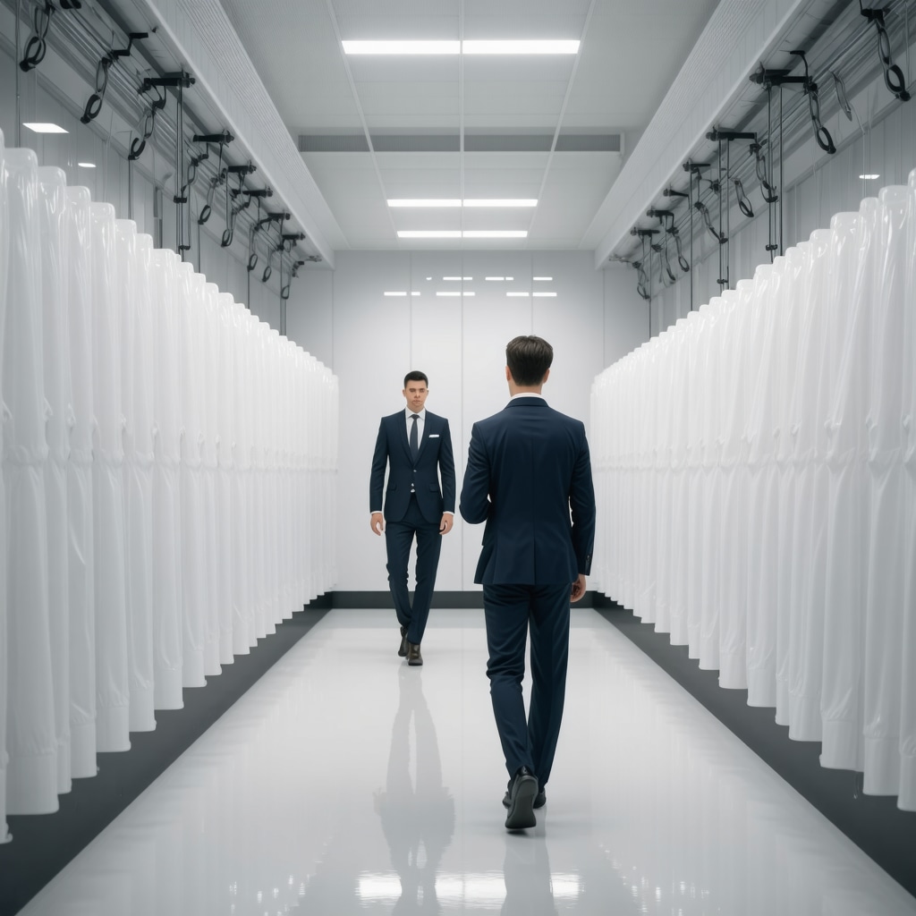 Tampa Bay advanced eco-friendly suit cleaning facility with AI analysis and expert care