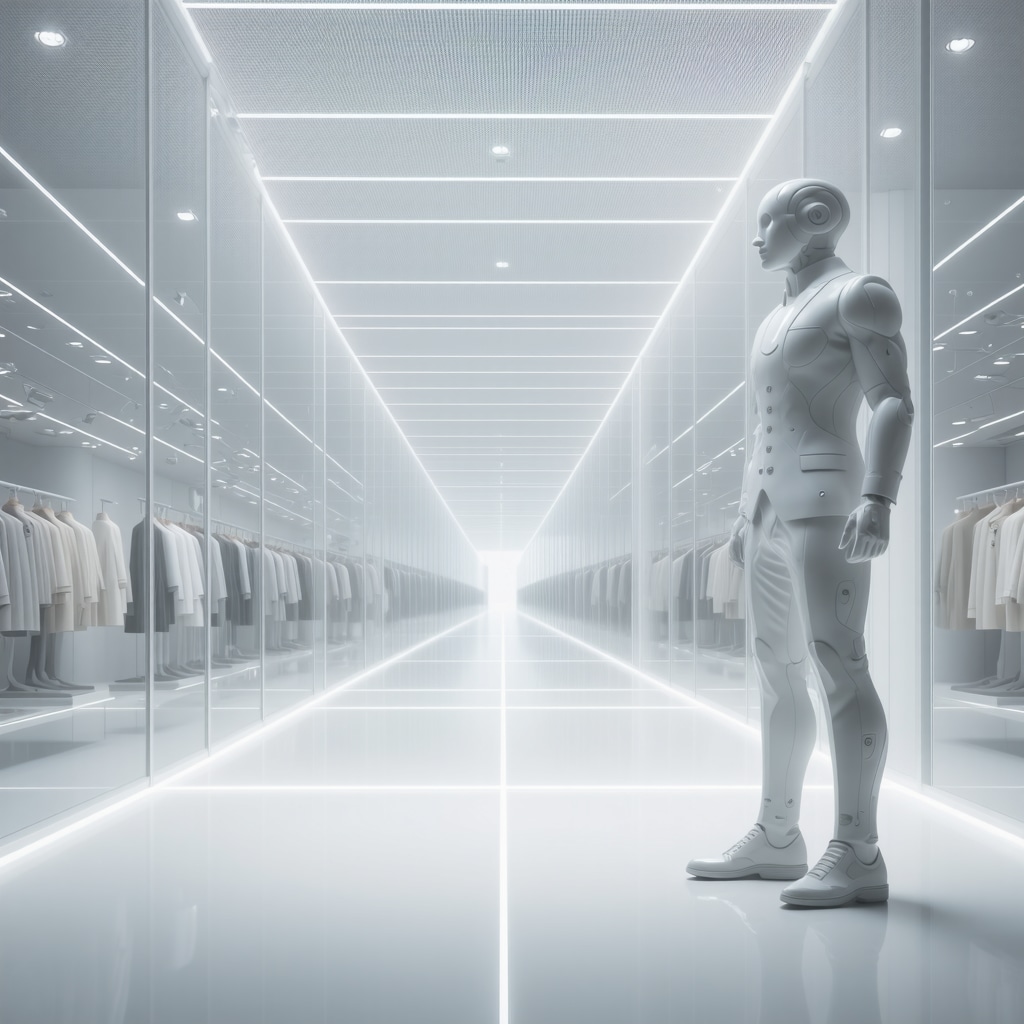 Robotic arms and quantum computing devices performing advanced suit pressing in a modern facility