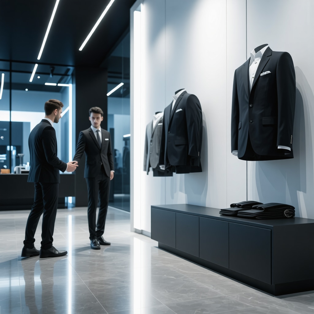 Modern suit cleaning facility in Tampa using AI technology and eco-friendly solvents with delivery service