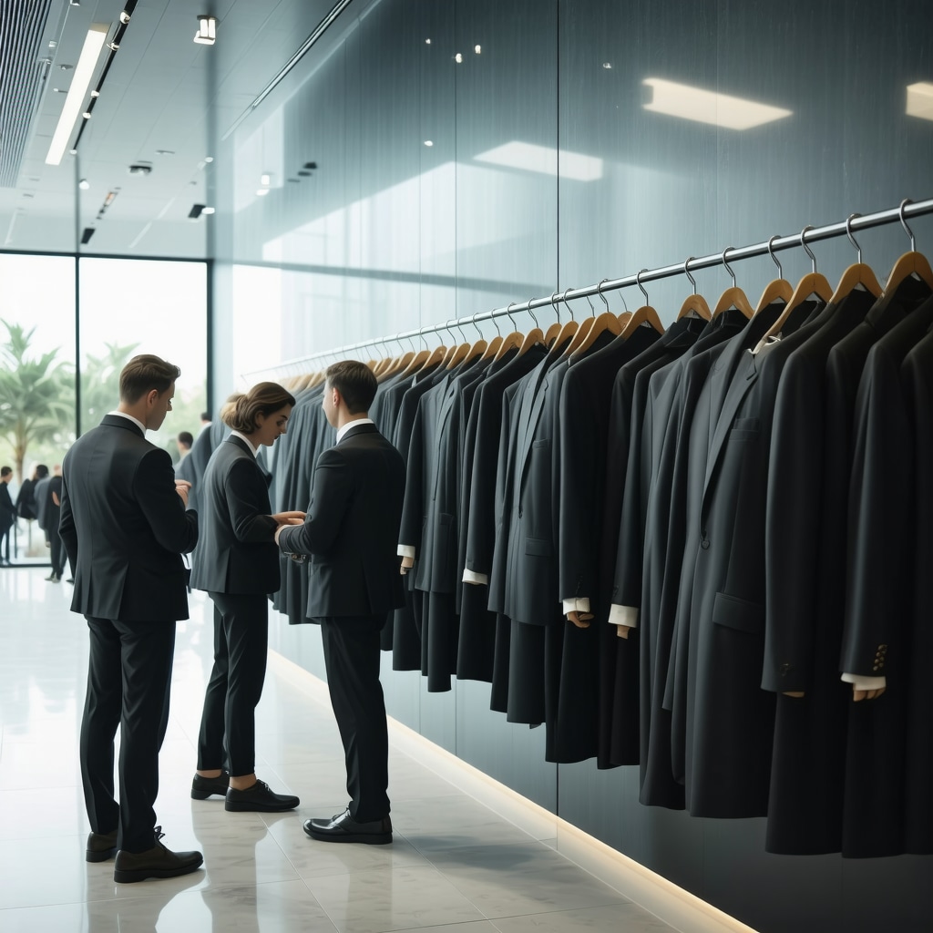 Technicians using AI-driven fabric care technology in a modern Tampa Bay dry cleaning facility