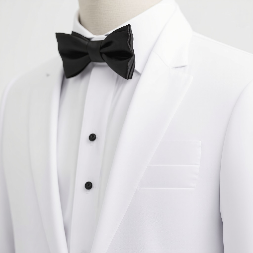 High-tech fabric analysis and eco-friendly solvent use in tuxedo dry cleaning facility