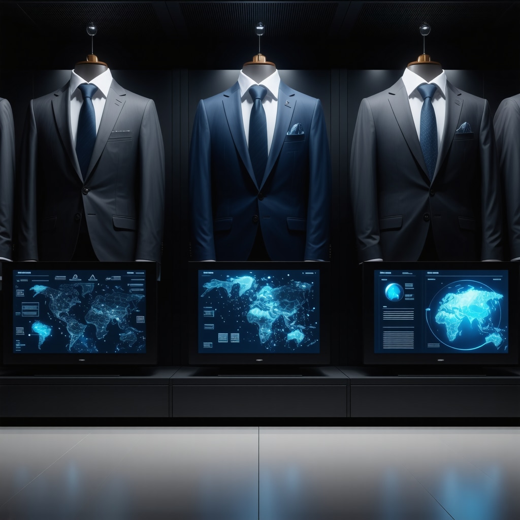 Dry cleaning facility with nanotech treatment and AI sweat stain detection on suits