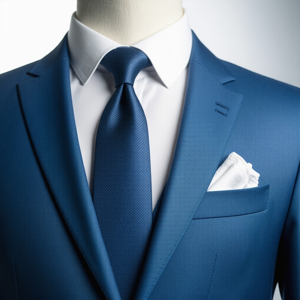 Luxury suit receiving ozone and ultrasonic cleaning treatment in Tampa Bay professional dry cleaner