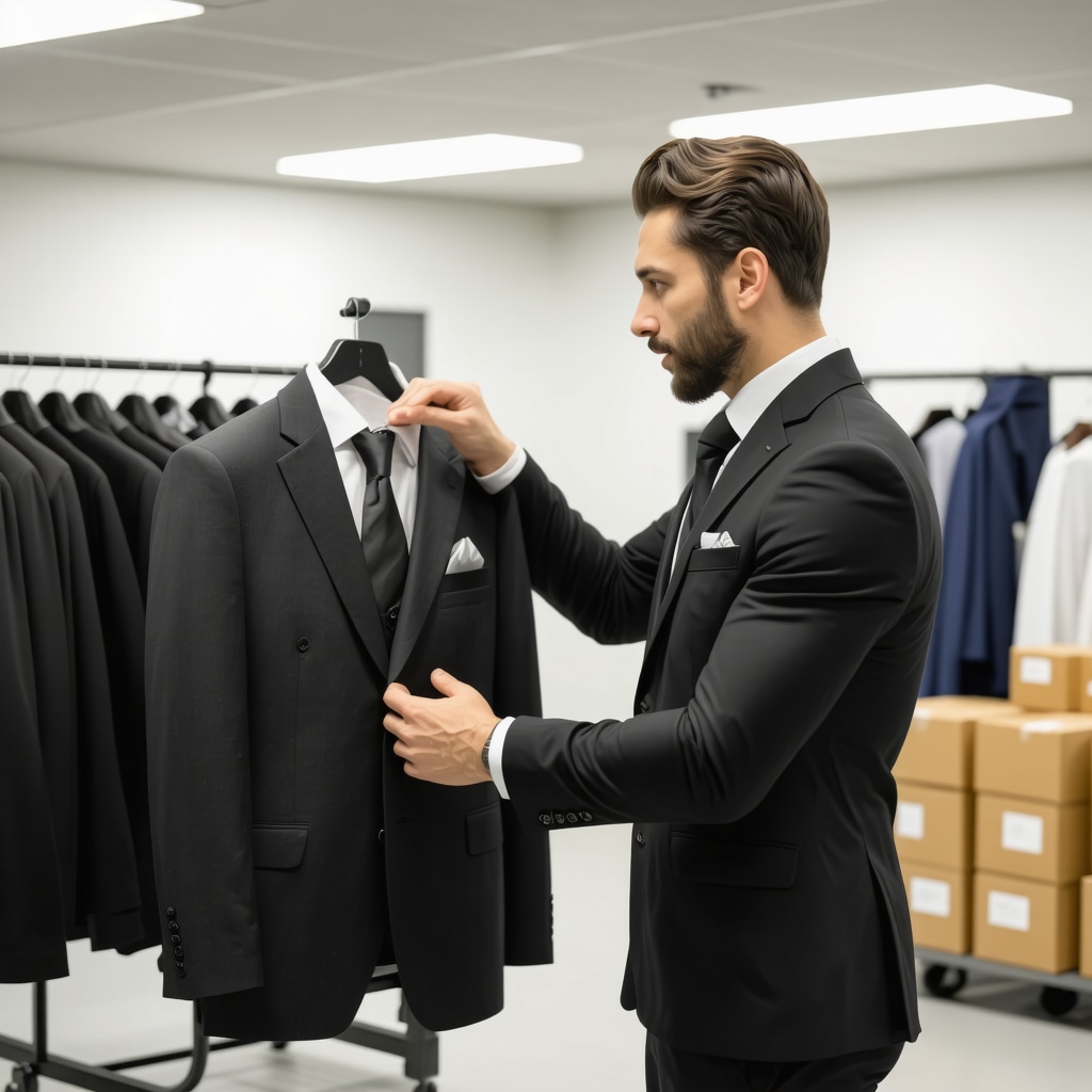Tampa suit care specialist with eco-friendly cleaning equipment and delivery packaging