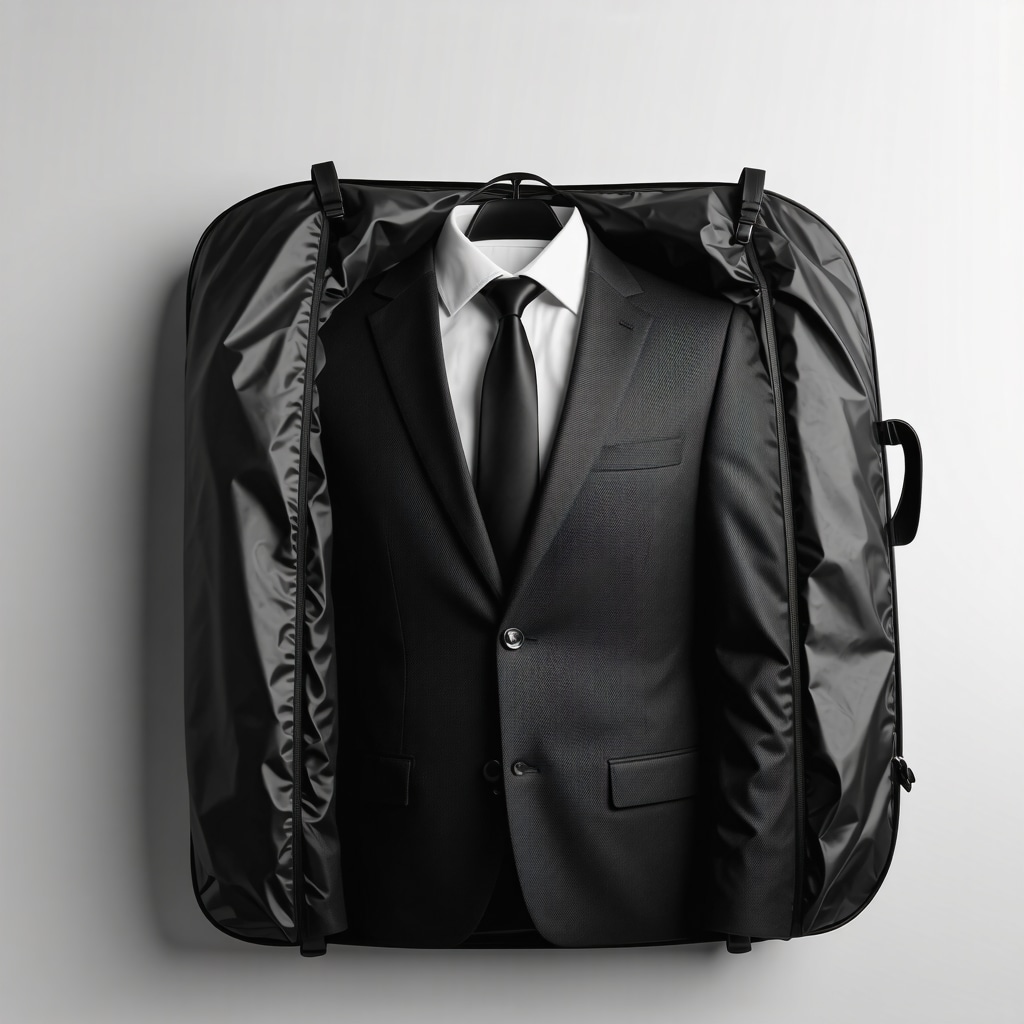 Garment Bag Included Suit Delivery: Keep Your Suit Wrinkle-Free