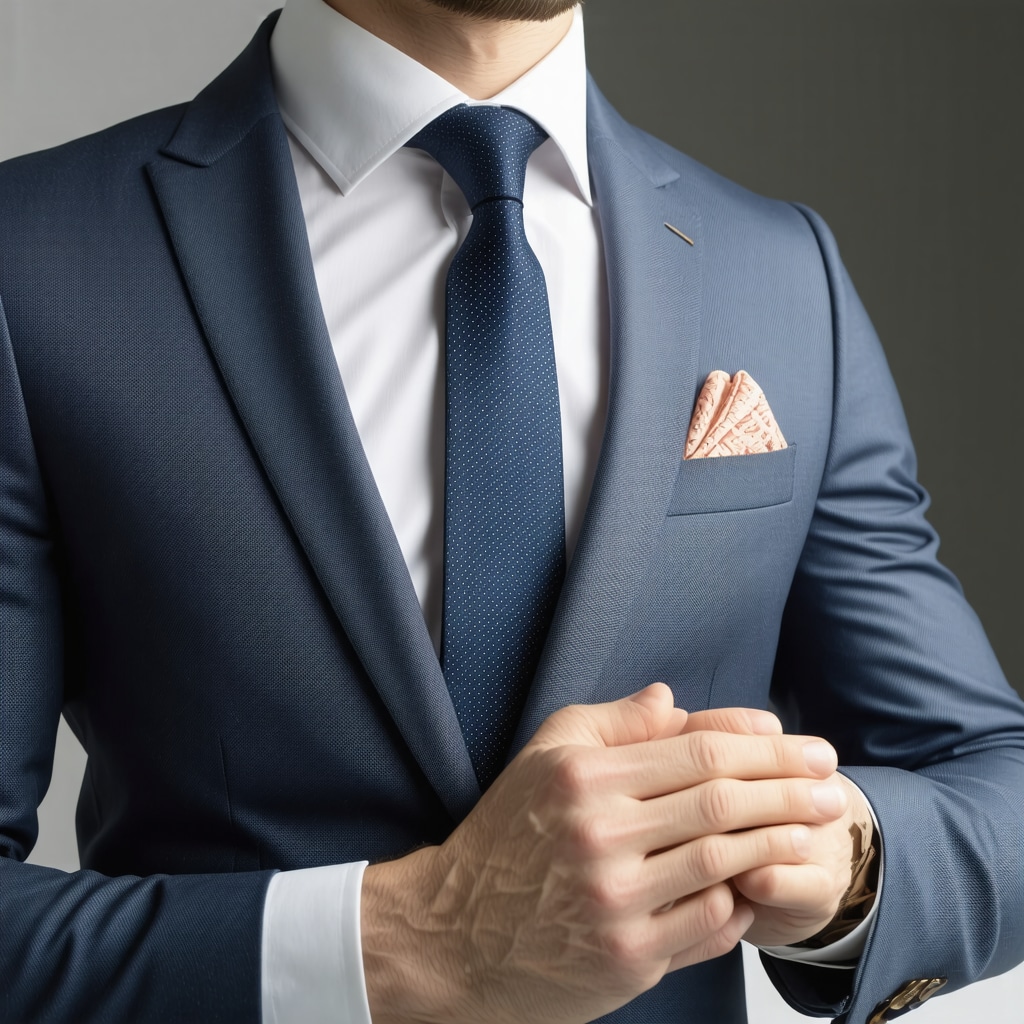 Advanced AI and sensor-equipped organic suit cleaning machine processing a luxury men's suit