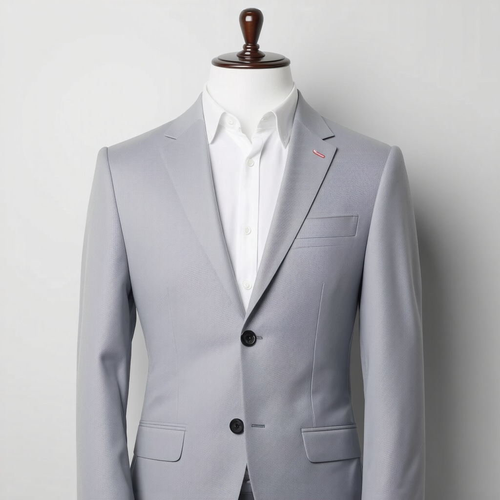 Smart garment bag showing humidity and temperature sensors managing environment for travel suit care
