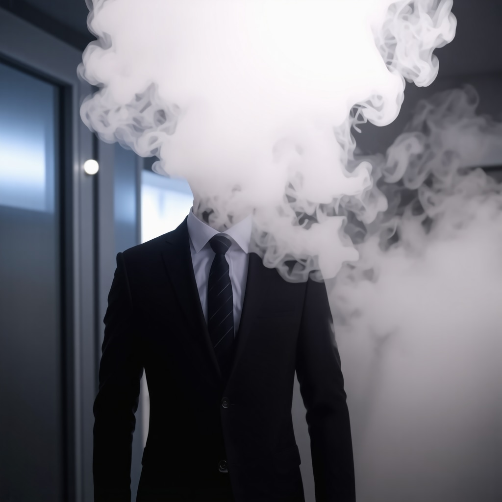 Suit being steamed professionally in a high-tech garment care facility to combat humidity effects.