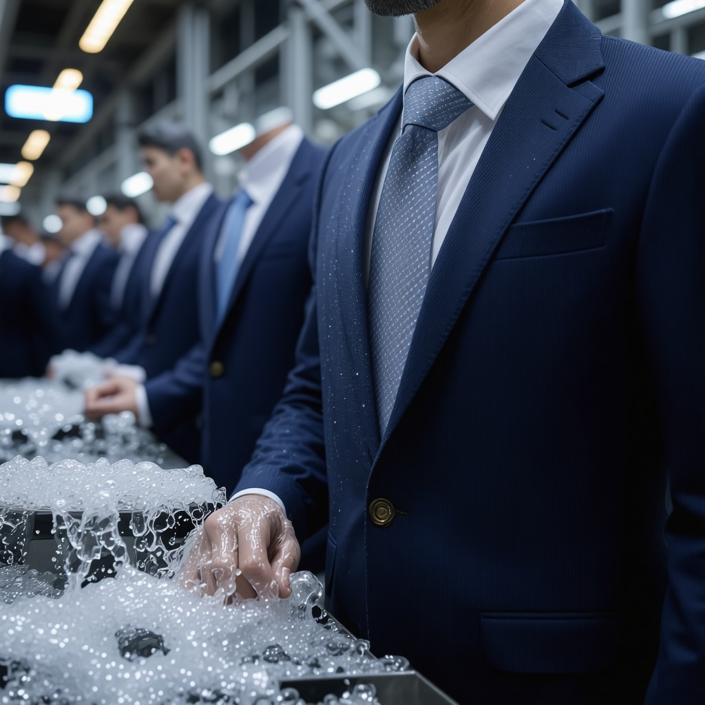 Modern suit cleaning using ultrasonic and eco-friendly methods