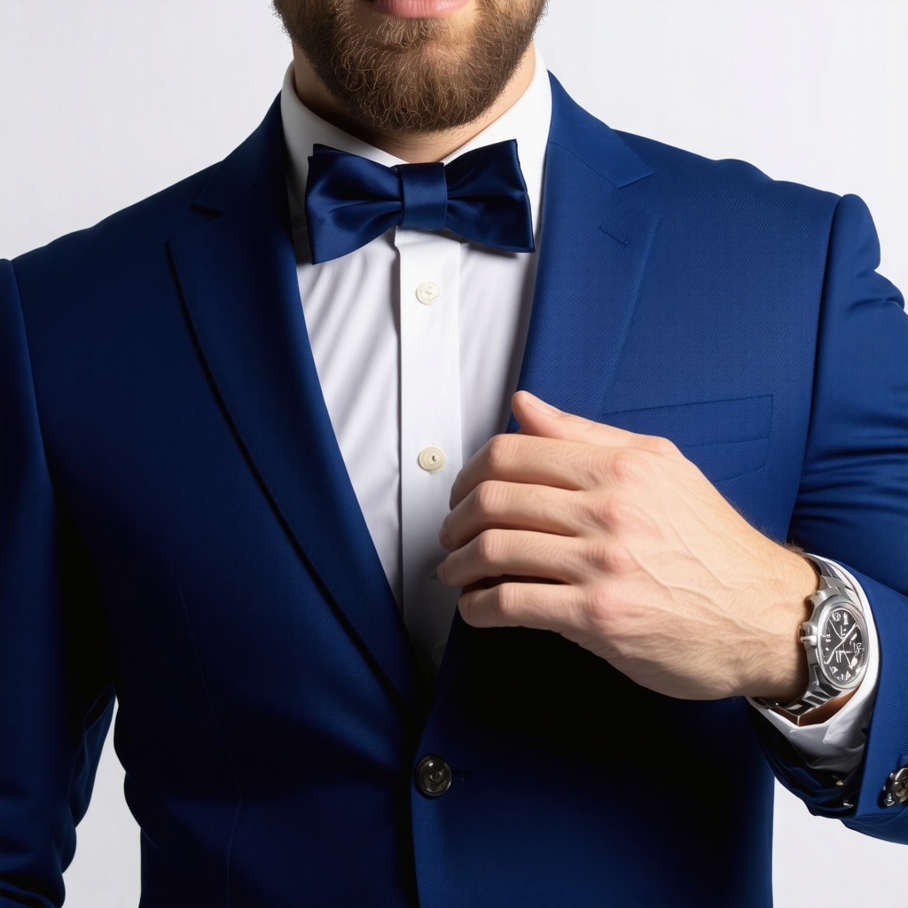 Close-up of a suit steamer smoothing fabric wrinkles