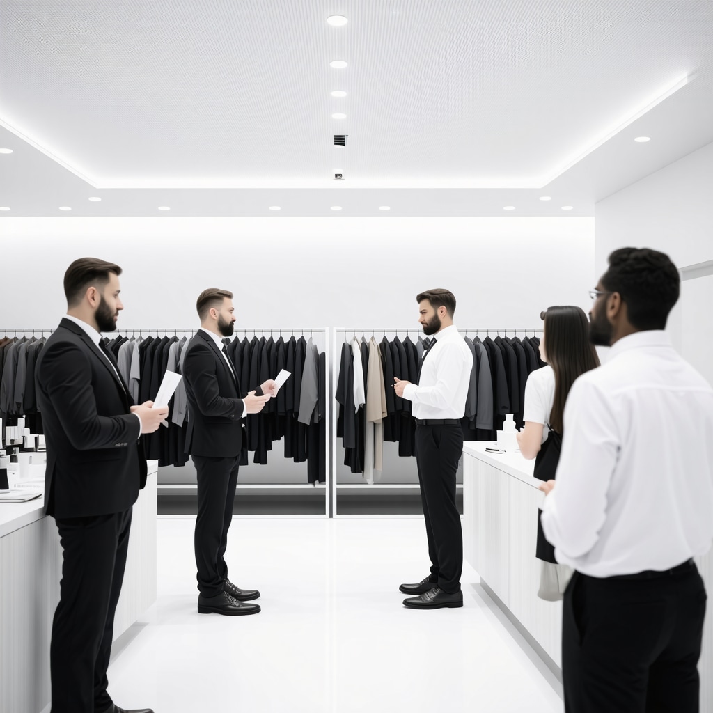 Modern eco-friendly dry cleaning facility in Tampa Bay using nanotechnology and AI for suit care