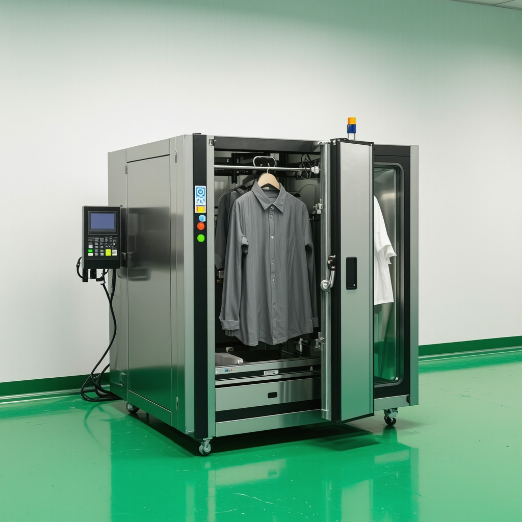 Modern ultrasonic cleaning device used for delicate suit fabric care