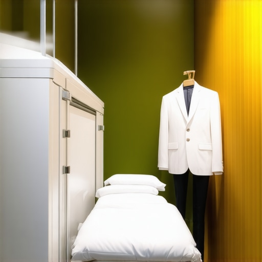 Modern suit cleaning facility with ozone and enzyme treatment systems for odor removal.