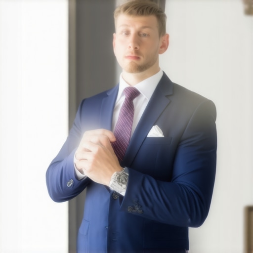 Suit being steamed in a modern Tampa Bay home for fabric care
