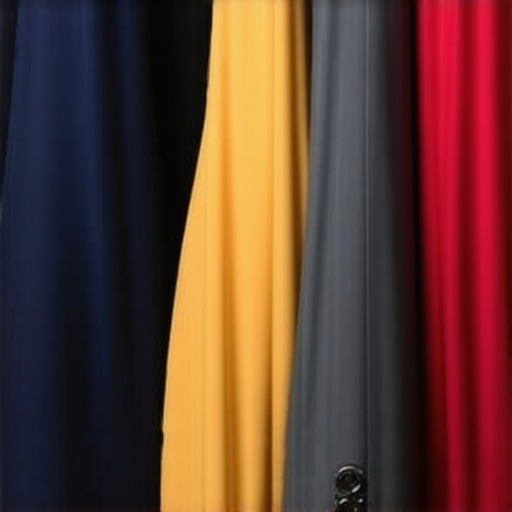 Vintage wool suits stored properly in a climate-controlled closet for longevity