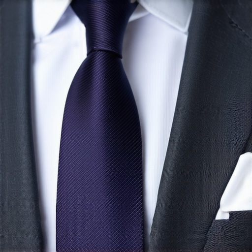 Close-up of a wool suit fabric with nano-coating showing moisture resistance.