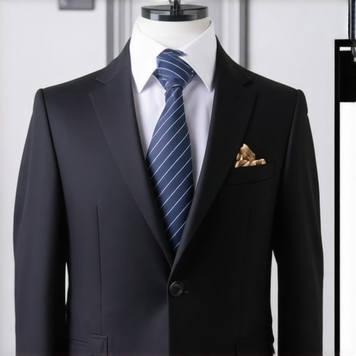 Suit protected in a breathable garment bag during transit in Tampa Bay