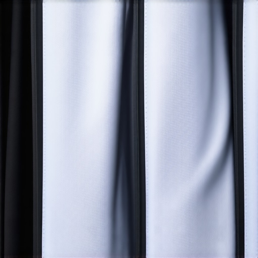 A wardrobe with suits in breathable bags, climate control devices, emphasizing proper storage.