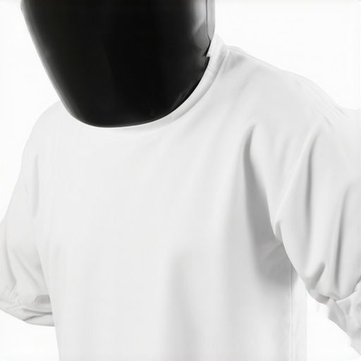 Technician performing ultrasonic cleaning on a white suit in Tampa Bay.