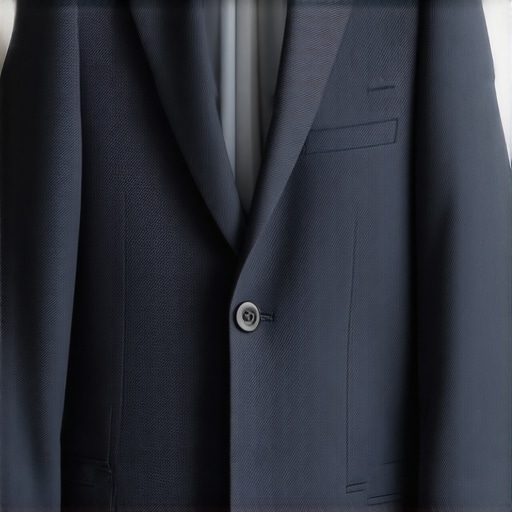Modern ultrasonic cleaning machine revitalizing a luxury suit with eco-friendly technology