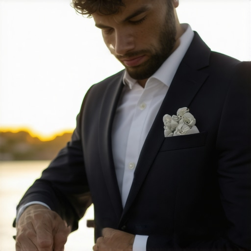 Professional cleaner using eco-friendly methods on a suit in Tampa Bay
