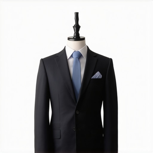 Suit being cleaned with green solvents in eco-friendly dry cleaning process