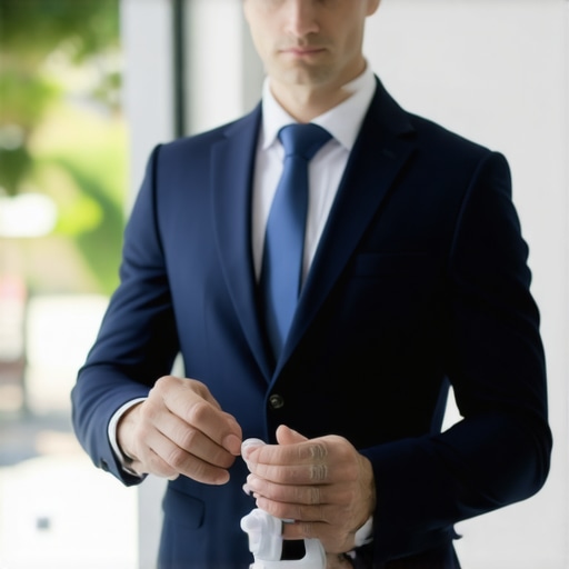 Professional suit cleaning using eco-friendly methods in Tampa Bay