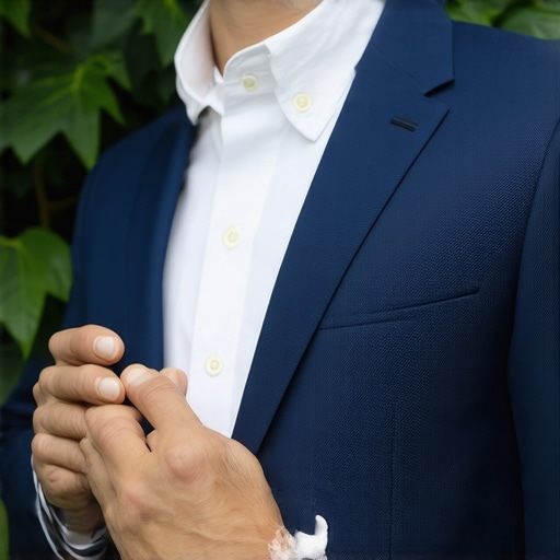 How to Handle Outdoor & Accidental Stains on Your Suit Fast