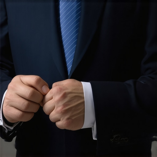 Dry cleaner carefully handling a designer suit in Tampa with eco-friendly practices.