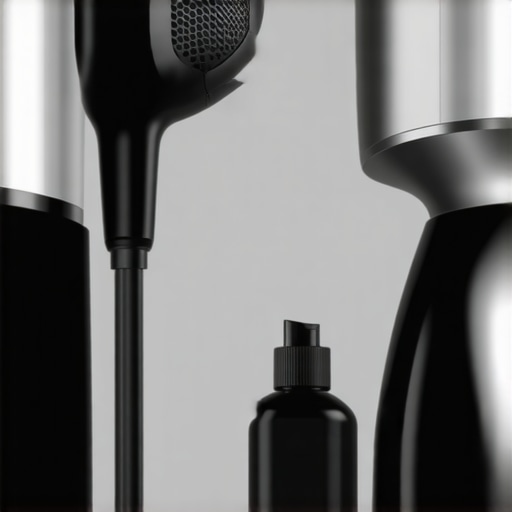 Professional Suit Care Tools High-quality garment steamer, eco-friendly detergents, and storage bags for suits on a clean workspace.