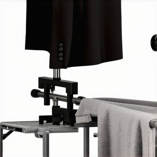 A worker carefully cleaning a wool suit with advanced machinery to prevent shrinkage.