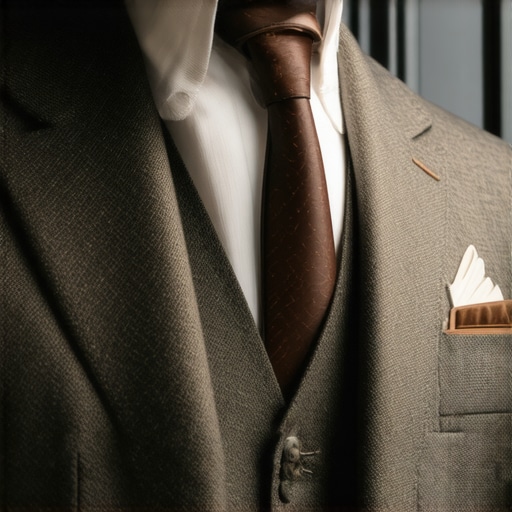 A professional cleaner handling a wool suit with leather accents using eco-friendly techniques.